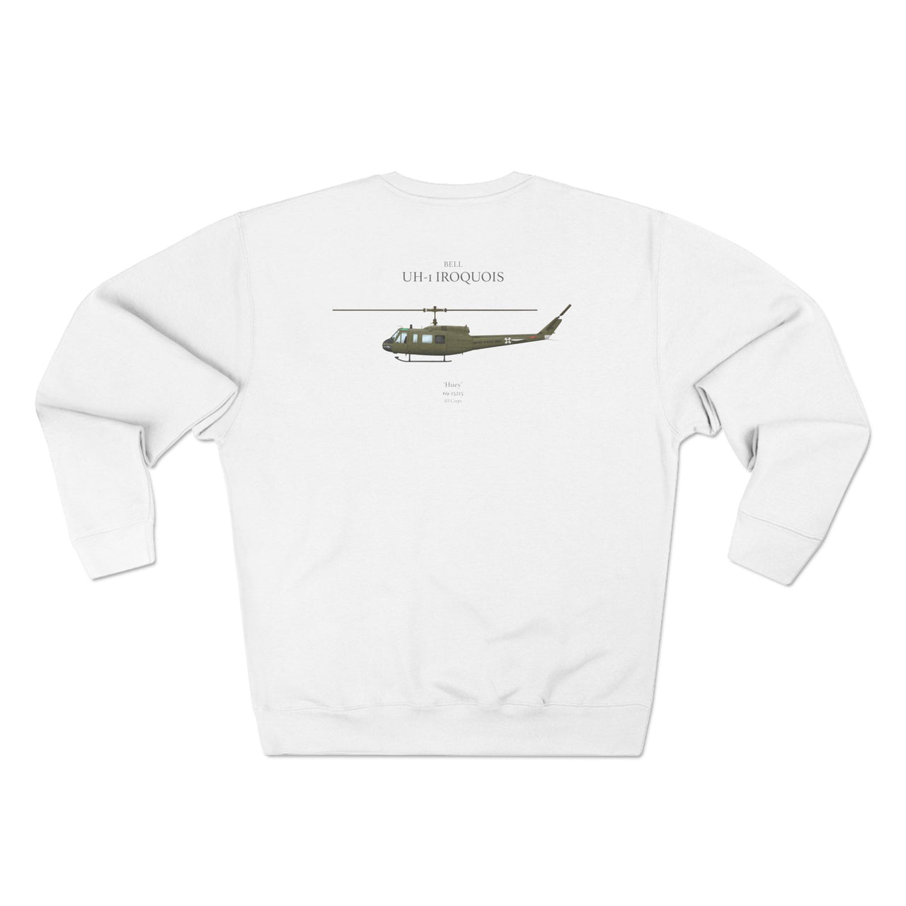 UH-1 Iroquois 'Huey' - Sweat shirt printed on back