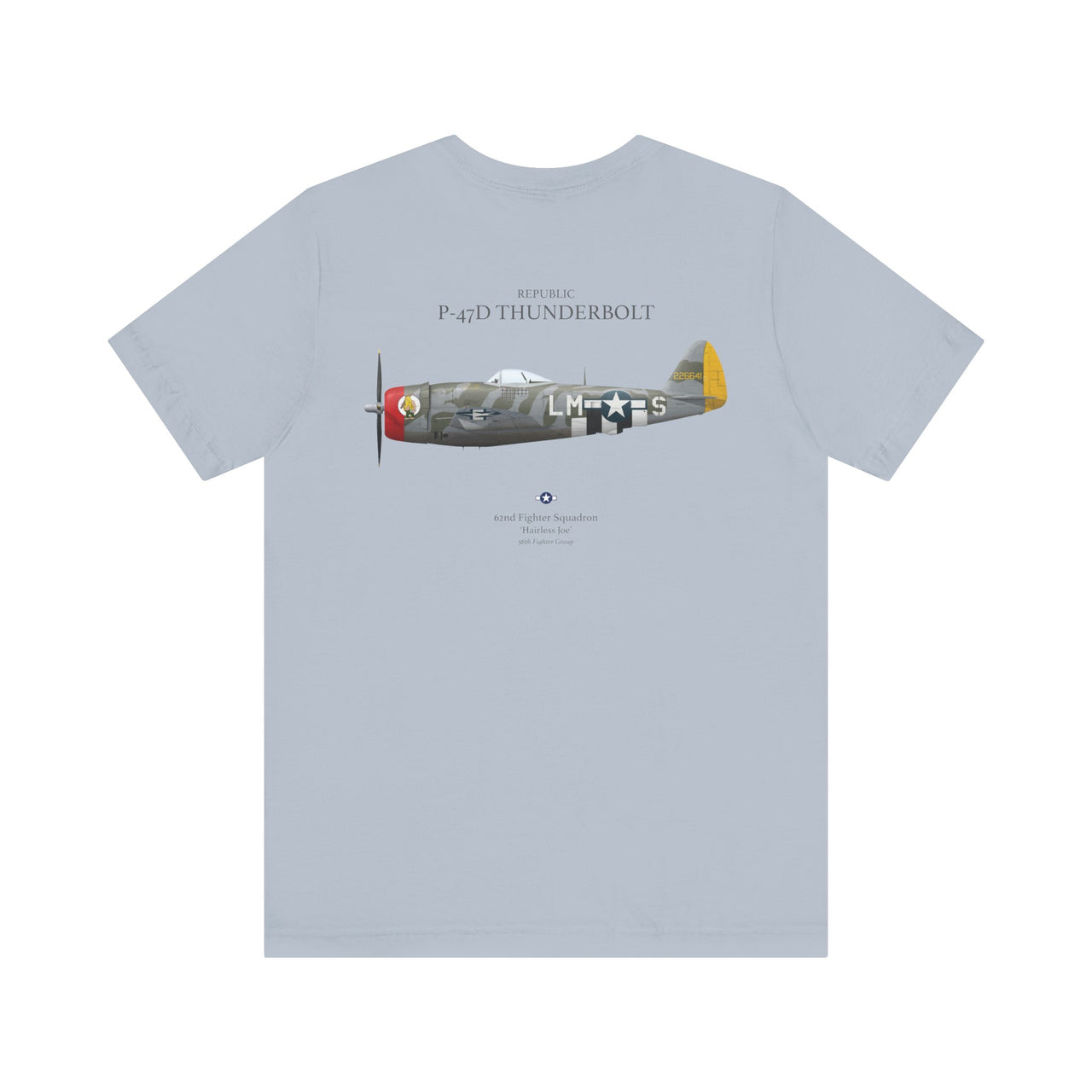 P-47D Thunderbolt - T-shirt printed on back
