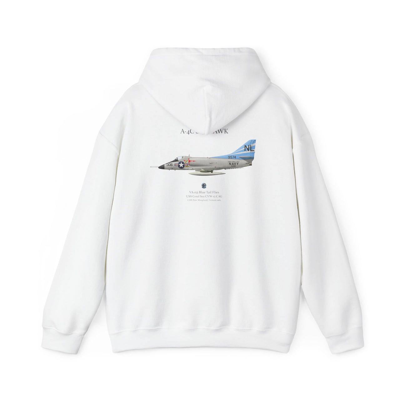 A-4C Skyhawk - Hoodie printed on back