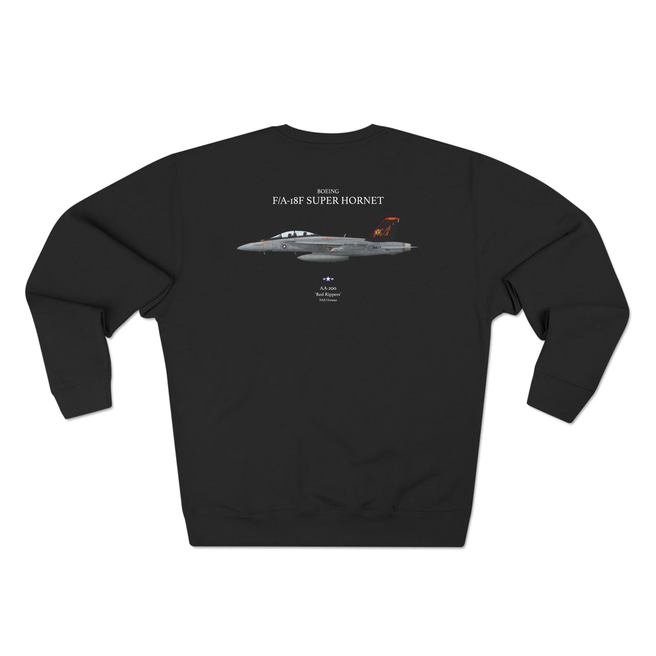 F/A-18F Super Hornet 'Red Rippers' - Sweat shirt printed on back