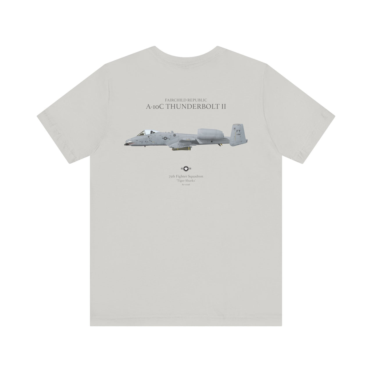 A-10C Thunderbolt II - T-shirt printed on back