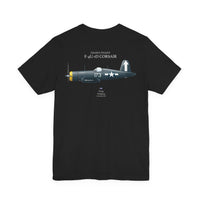 F4U-ID Corsair - T-shirt printed on back