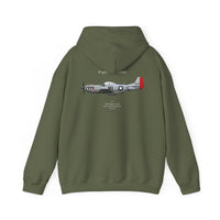 Thumbnail for P-51D Mustang 78th FG - Hoodie printed on back