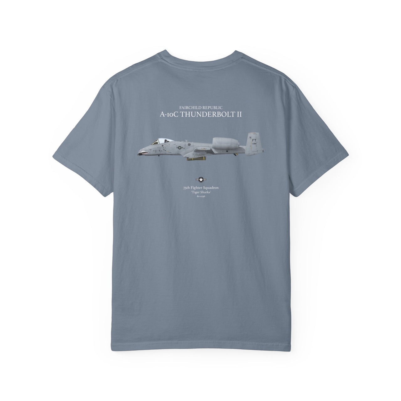 A-10C Thunderbolt II - T-shirt printed on back