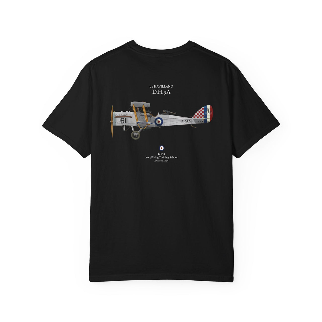 de Havilland D.H.9A - T-shirt printed on back