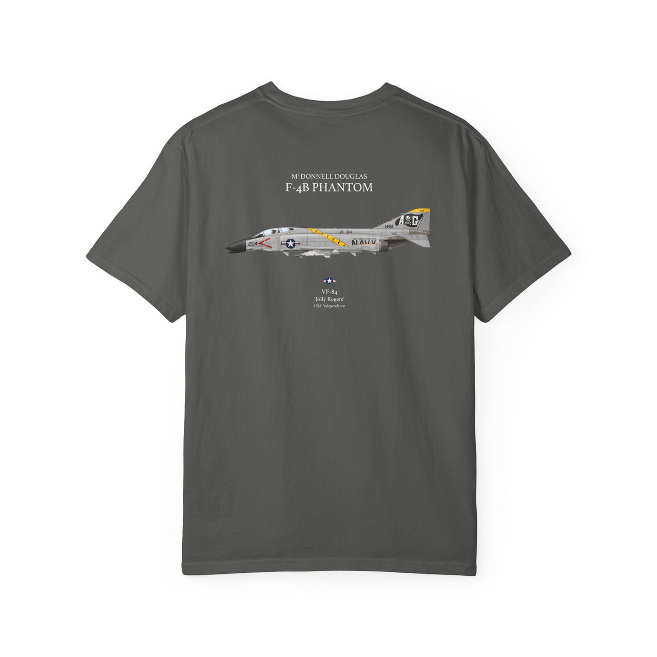 F-4B Phantom 'Jolly Rogers' - T-shirt printed on back