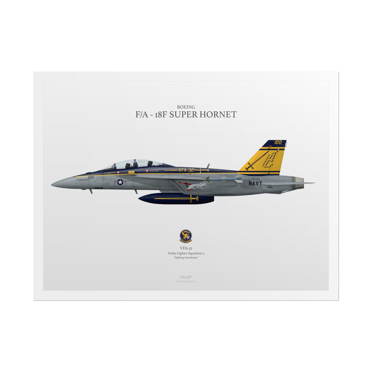 F/A-18F Super Hornet -  Rolled Poster