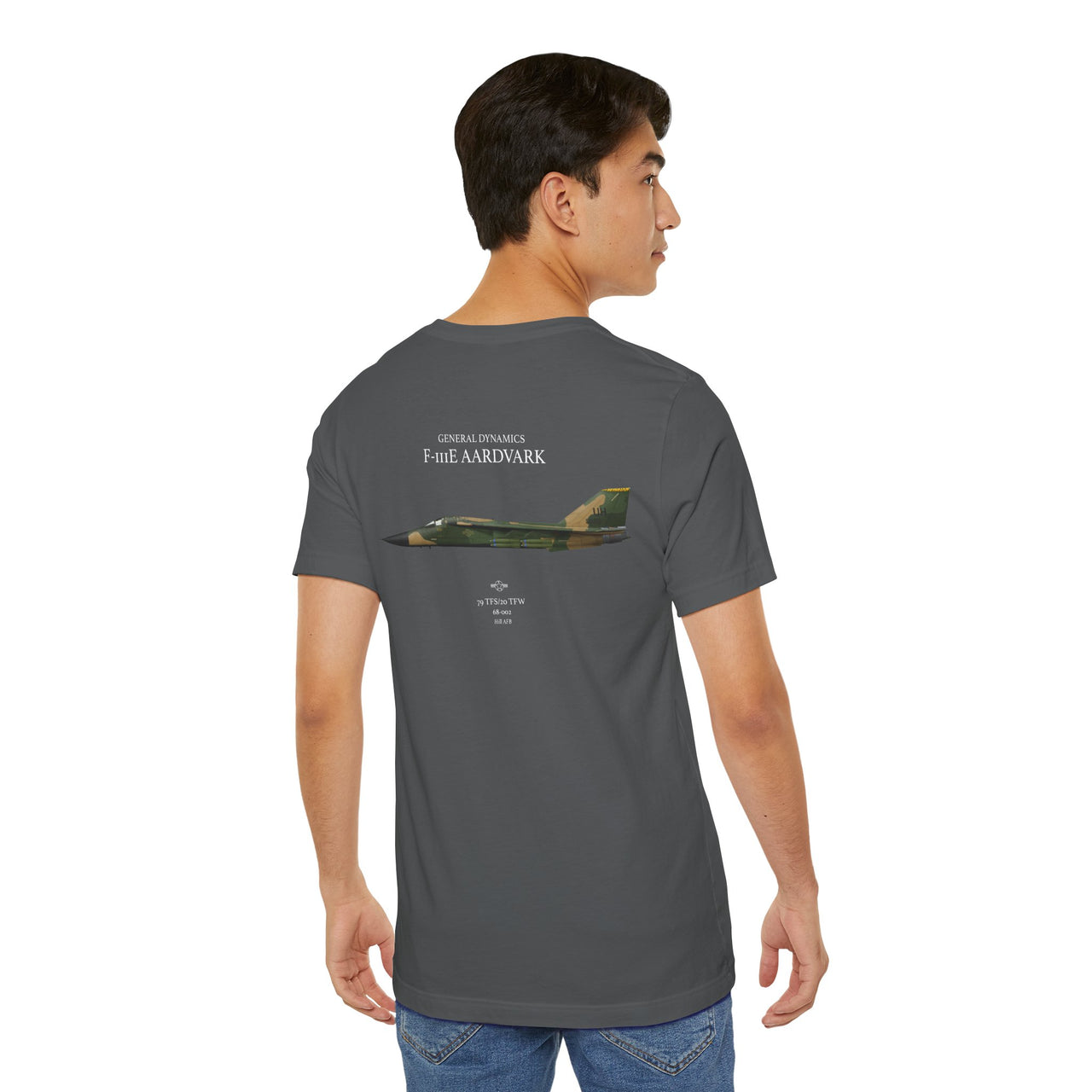F-111E Aardvark - T-shirt printed on back