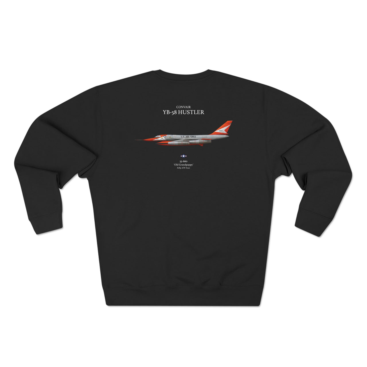 YB-58 Hustler - Sweat shirt printed on back