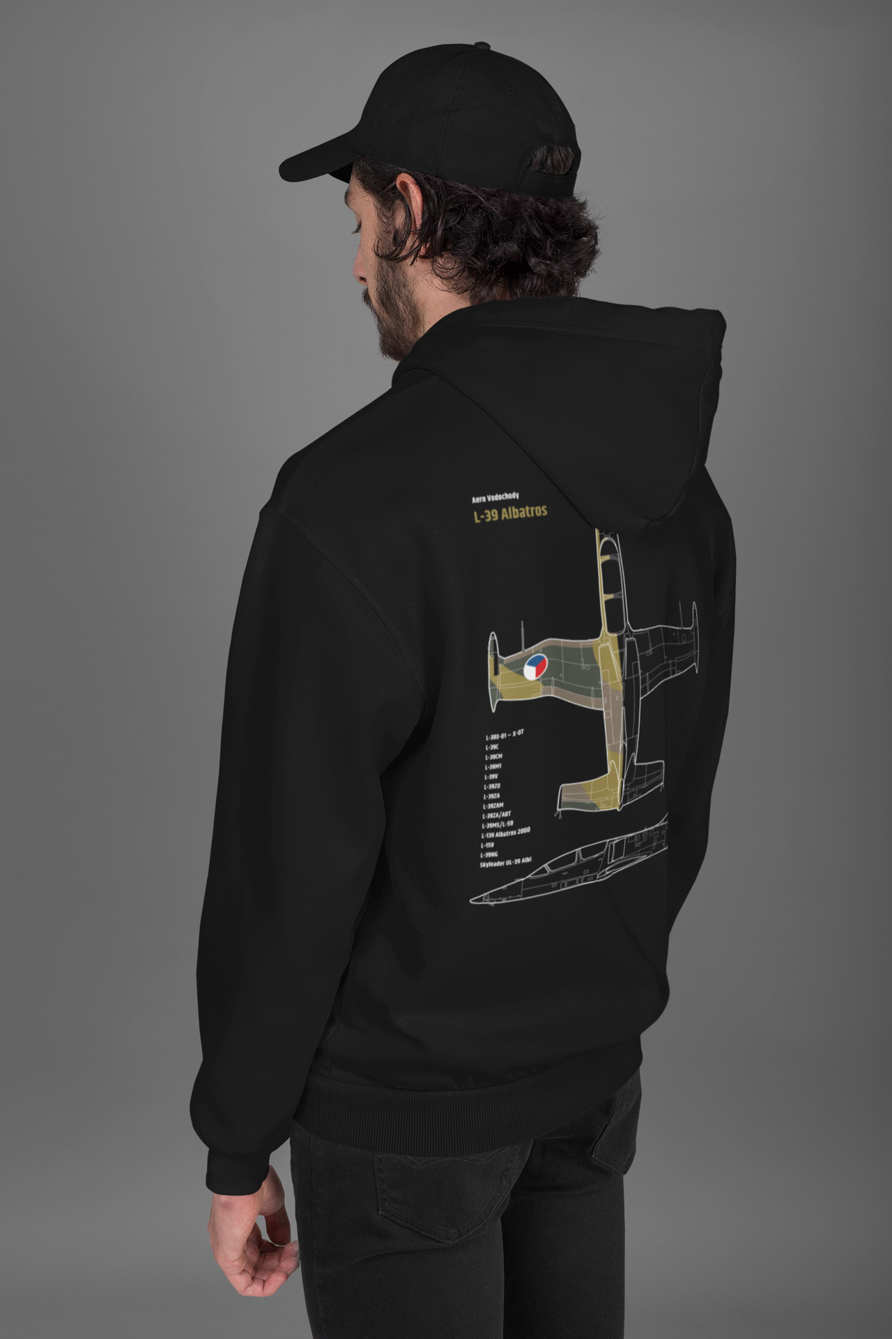 L-39 Albatros - Hoodie printed on back
