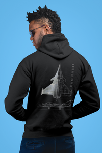 Thumbnail for Rafale - Hoodie printed on back
